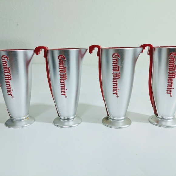Lot (4)Grand Marnier side car plastic shot glasses - Picture 1 of 5